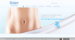 Desktop Screenshot of biolanepourelle.com